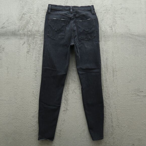 Hudson Jeans Women's Size 28 Gray High-Rise Super Skinny 27" Inseam Distressed - Picture 12 of 16